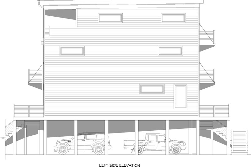Home Plan - Exterior - Other Elevation for Modern House Plan #932-1164 - 9 bed, 10.5 bath