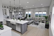 Craftsman Style House Plan - 3 Beds 3.5 Baths 1995 Sq/Ft Plan #51-1288 