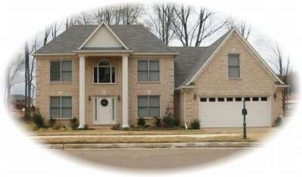 Exterior - Front Elevation 2 for European House Plan #81-806 - 3 bed, 2.5 bath