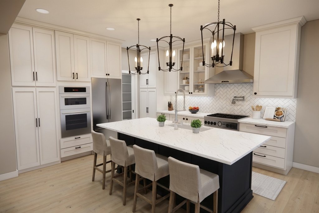 Interior - Kitchen for Farmhouse House Plan #51-1520 - 3 bed, 2.5 bath