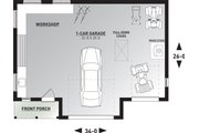Farmhouse Style House Plan - 0 Beds 0 Baths 804 Sq/Ft Plan #23-2731 