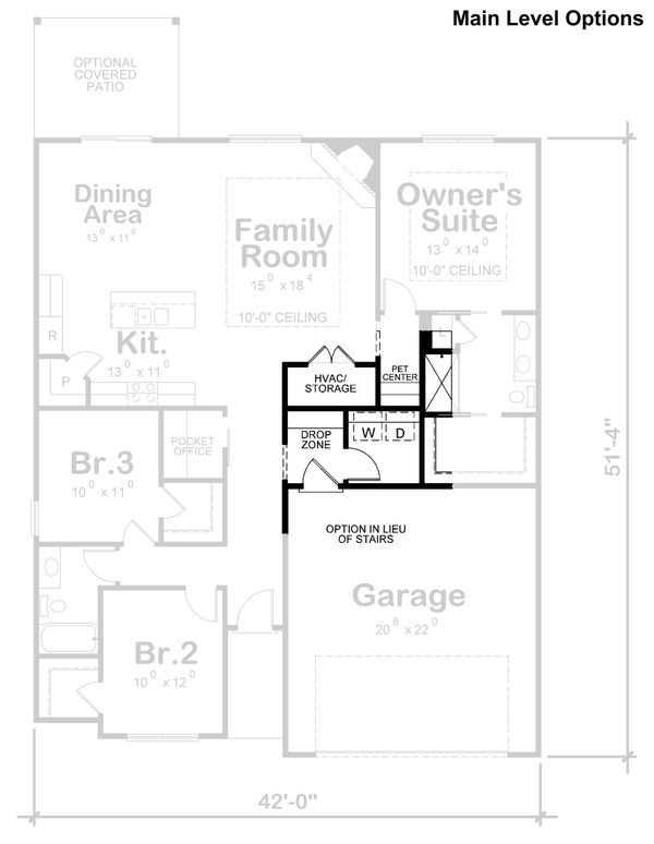 Home Plan - Traditional Floor Plan - Other Floor Plan #20-2358