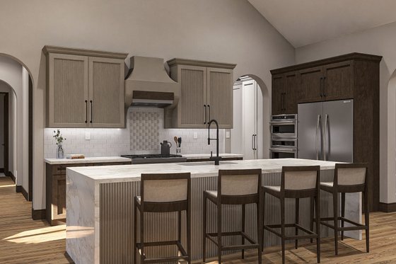 Interior - Kitchen 1 for Modern House Plan #455-372 - 3 bed, 2.5 bath