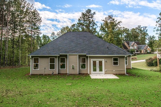 Exterior - Rear Elevation for Country House Plan #20-2192 - 3 bed, 2.5 bath