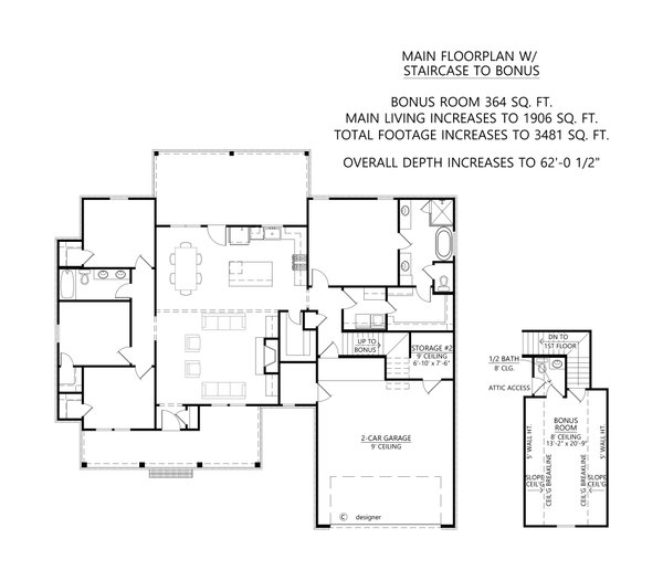 Farmhouse Floor Plan - Other Floor Plan #1074-72