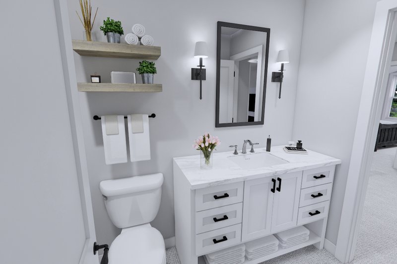 Home Plan - Interior - Bathroom 1 for Craftsman House Plan #51-1553 - 5 bed, 4 bath