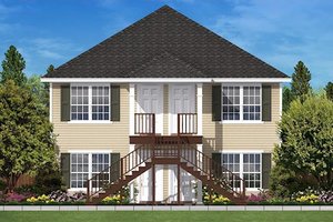 Traditional Exterior - Front Elevation Plan #430-30