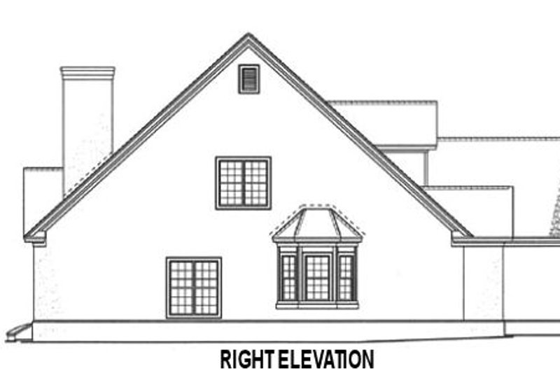 Dream House Plan - Exterior - Other Elevation 1 for Traditional House Plan #17-2287 - 3 bed, 1 bath