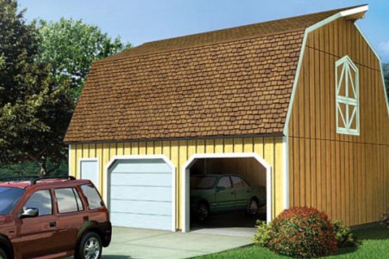 Exterior - Front Elevation for Country House Plan #312-754, 0 bath