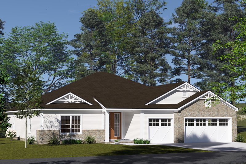 Home Plan - Exterior - Other Elevation 1 for Cottage House Plan #513-2409 - 4 bed, 3.5 bath