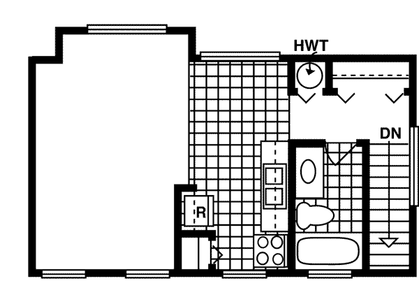 Traditional Floor Plan - Upper Floor Plan #47-517