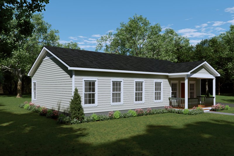 Dream House Plan - Exterior - Front Elevation 4 for Country House Plan #932-1418 - 3 bed, 2 bath