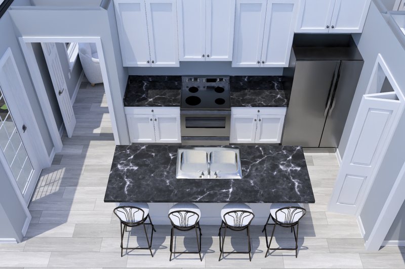 Architectural House Design - Interior - Kitchen 1 for Cottage House Plan #513-2425 - 3 bed, 2 bath