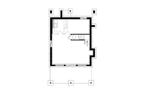 Unfinished Basement w/ Laundry