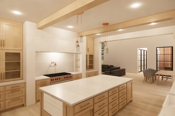 Interior - Kitchen 1 for Farmhouse House Plan #1096-5 - 4 bed, 4.5 bath