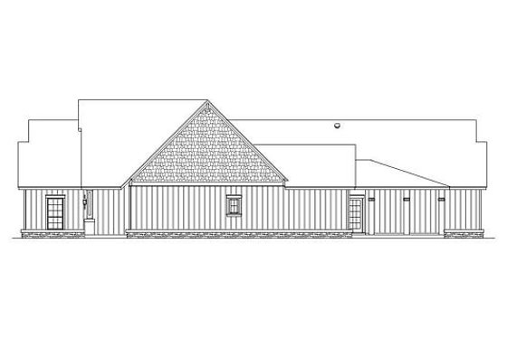 Exterior - Other Elevation 1 for Craftsman House Plan #45-362 - 3 bed, 3 bath
