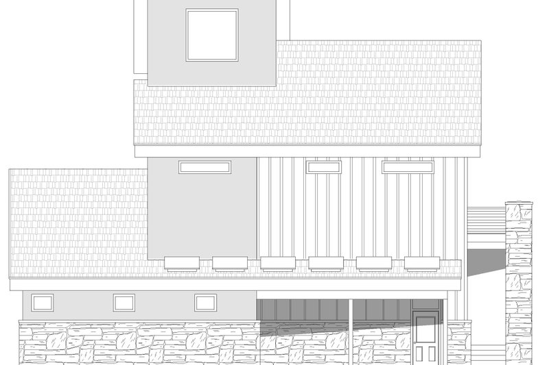 House Blueprint - Exterior - Other Elevation for Modern House Plan #932-714 - 3 bed, 4 bath