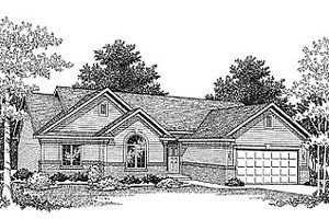 Traditional Exterior - Front Elevation Plan #70-145