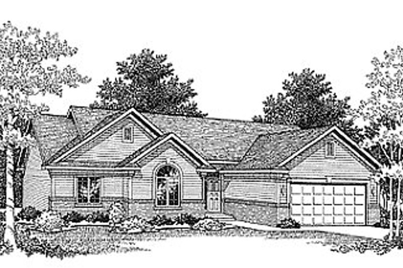 Traditional Style House Plan - 3 Beds 2 Baths 1544 Sq/Ft Plan #70-145