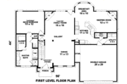 European Style House Plan - 3 Beds 2.5 Baths 2688 Sq/Ft Plan #81-13676 