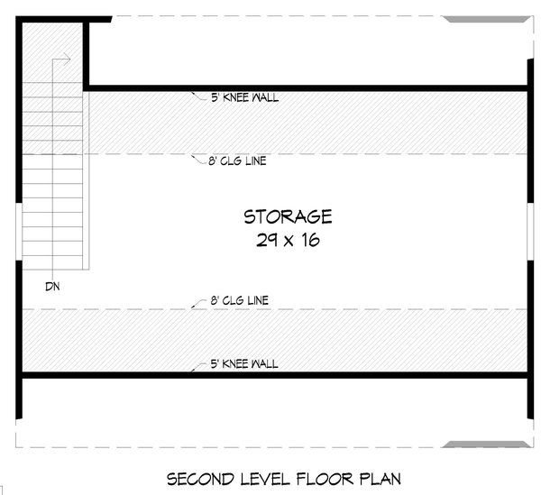 House Design - Traditional Floor Plan - Upper Floor Plan #932-448