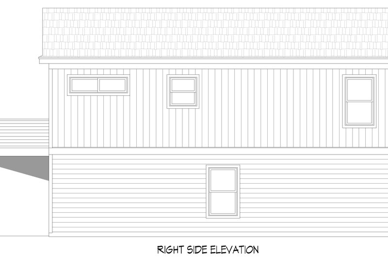 Home Plan - Exterior - Other Elevation 2 for Traditional House Plan #932-628 - 1 bed, 2 bath