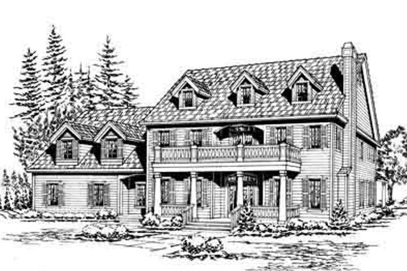 Traditional Style House Plan - 4 Beds 3.5 Baths 4552 Sq/Ft Plan #132-171