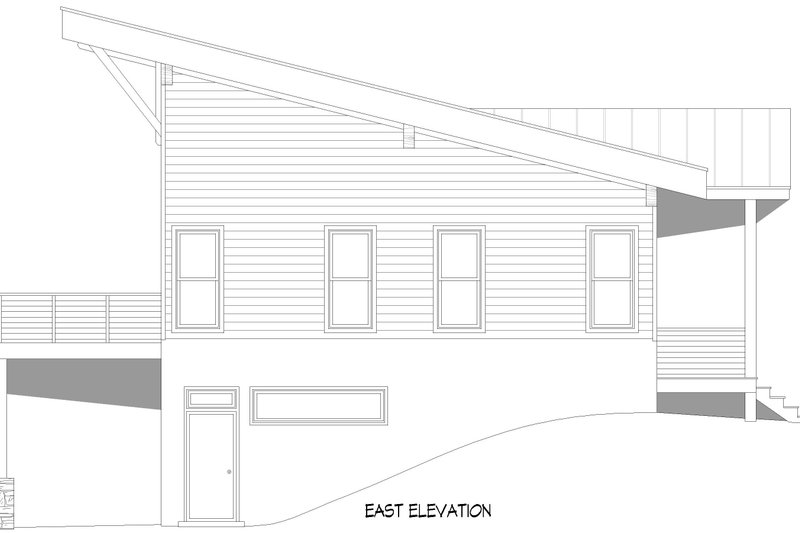 House Design - Exterior - Other Elevation 1 for Country House Plan #932-1267 - 2 bed, 2 bath