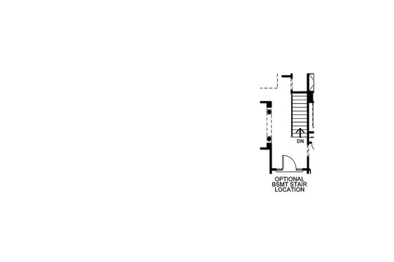 Optional Basement Stair Placement