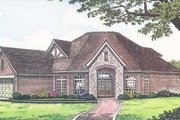 Colonial Style House Plan - 3 Beds 2 Baths 2595 Sq/Ft Plan #310-541 