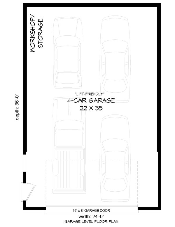 House Blueprint - Craftsman Floor Plan - Main Floor Plan #932-1255