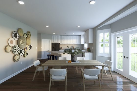 Interior - Dining Room for Traditional House Plan #1060-208 - 4 bed, 2.5 bath