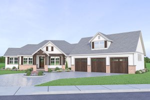 Farmhouse Exterior - Front Elevation Plan #1070-22
