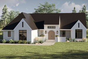 Cottage Exterior - Front Elevation Plan #455-674