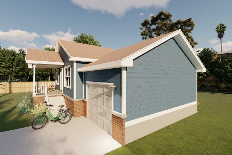 House Plan Design - Exterior - Other Elevation for Traditional House Plan #1122-9 - 3 bed, 1 bath