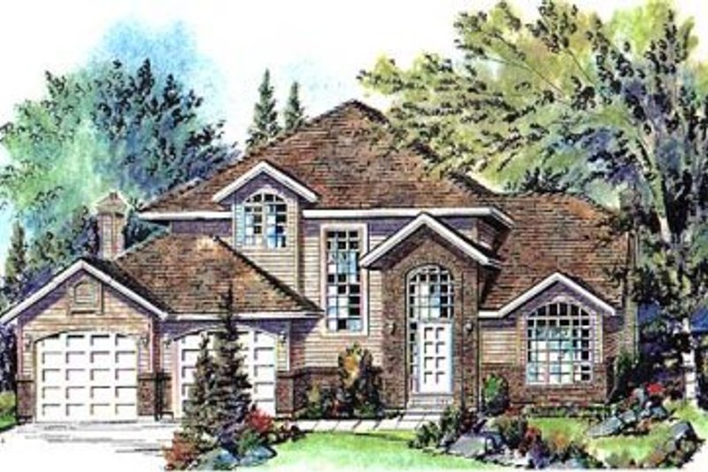 Dream House Plan - Traditional Exterior - Front Elevation Plan #18-9257