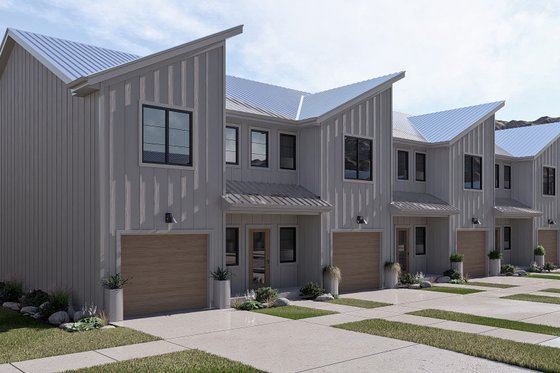 Exterior - Other Elevation 4 for Modern House Plan #455-689 - 3 bed, 2.5 bath