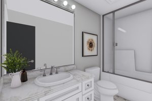 Interior - Bathroom for Farmhouse House Plan #1060-123 - 1 bed, 2 bath