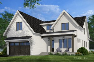 Farmhouse Exterior - Front Elevation Plan #51-1508