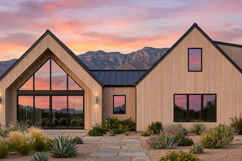 Architectural House Design - Exterior - Front Elevation 2 for Modern House Plan #1096-196 - 3 bed, 2.5 bath