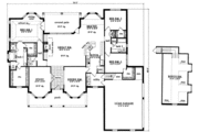 Farmhouse Style House Plan - 3 Beds 2.5 Baths 2664 Sq/Ft Plan #42-269 