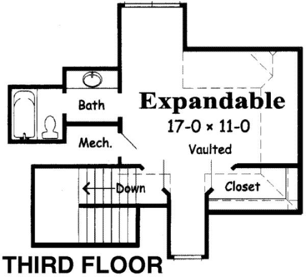 European Floor Plan - Other Floor Plan #329-106