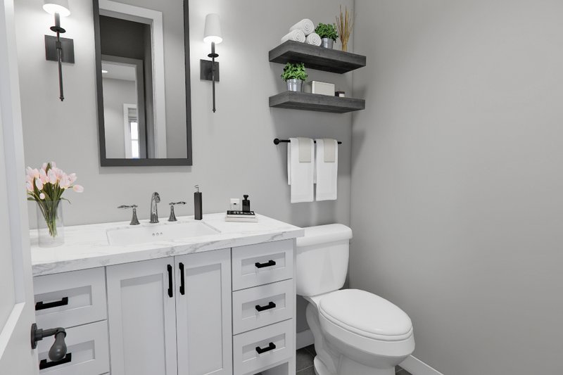 Dream House Plan - Interior - Bathroom 2 for Bungalow House Plan #51-1287 - 3 bed, 3.5 bath