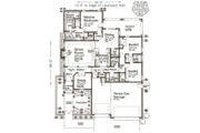 European Style House Plan - 3 Beds 2.5 Baths 1980 Sq/Ft Plan #310-982 