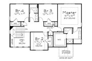 Craftsman Style House Plan - 4 Beds 2.5 Baths 2158 Sq/Ft Plan #20-2152 