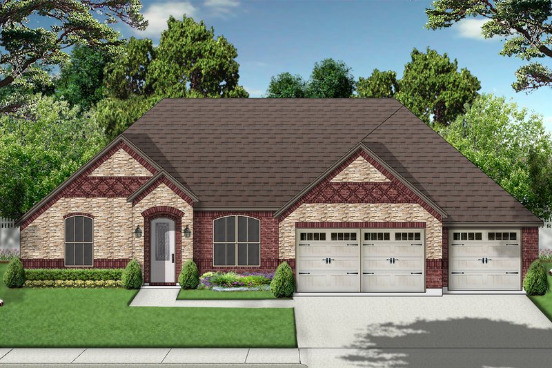 Home Plan - Traditional Exterior - Front Elevation Plan #84-590