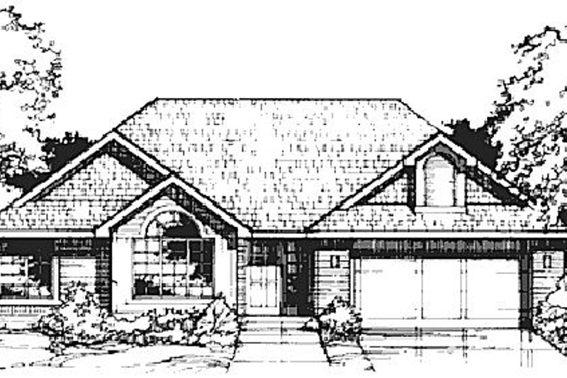 House Plan Design - Traditional Exterior - Front Elevation Plan #320-359