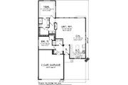 Ranch Style House Plan - 2 Beds 2 Baths 1540 Sq/Ft Plan #70-1025 