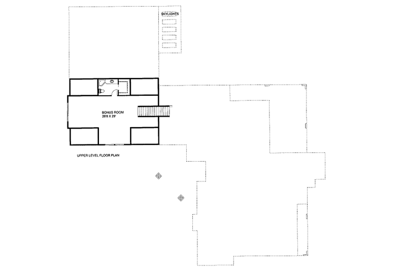Home Plan - Floor Plan - Other Floor for Craftsman House Plan #117-768 - 2 bed, 3.5 bath