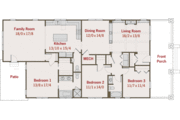 Craftsman Style House Plan - 3 Beds 2.5 Baths 2020 Sq/Ft Plan #461-8 
